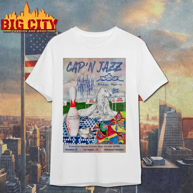 Cap’n Jazz 11.11.2025 Los Angeles CA Poster shirt