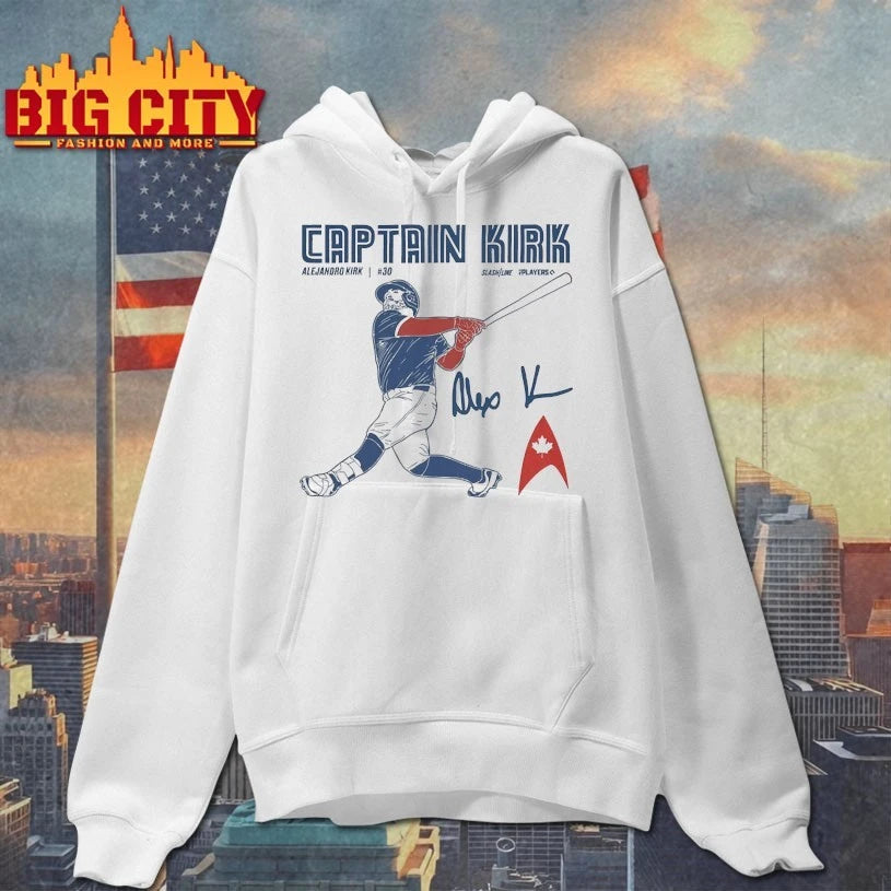 Captain Kirk Alejandro Kirk 30 Toronto Blue Jays signature shirts
