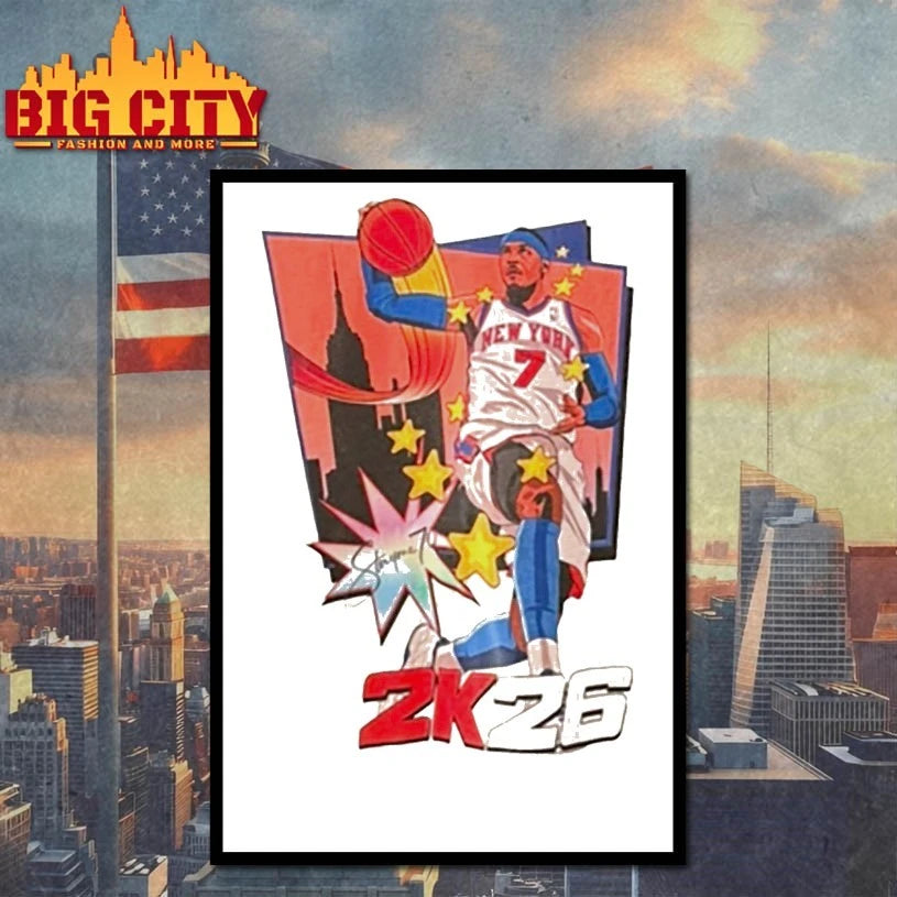 Carmelo Anthony York Knicks Nba 2K26 Shirt