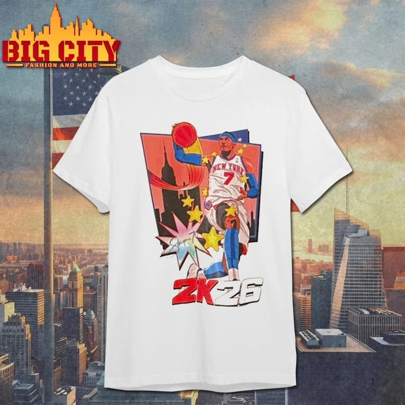 Carmelo Anthony York Knicks Nba 2K26 Shirt