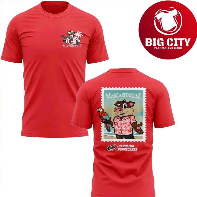 Carolina Hurricanes Margaritaville Night 2025 Two Sided Shirt