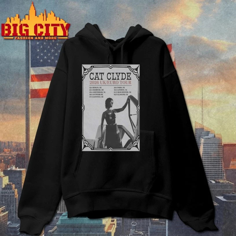 Cat Clyde UK-EU Tour 2026 Poster shirt