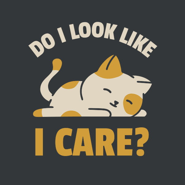 Cat Do I Look Like I Care