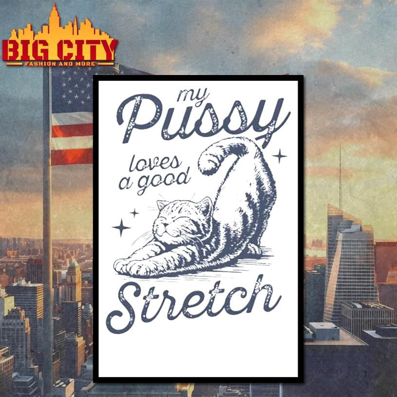 Cat My Pussy Loves A Good Stretch Shirt
