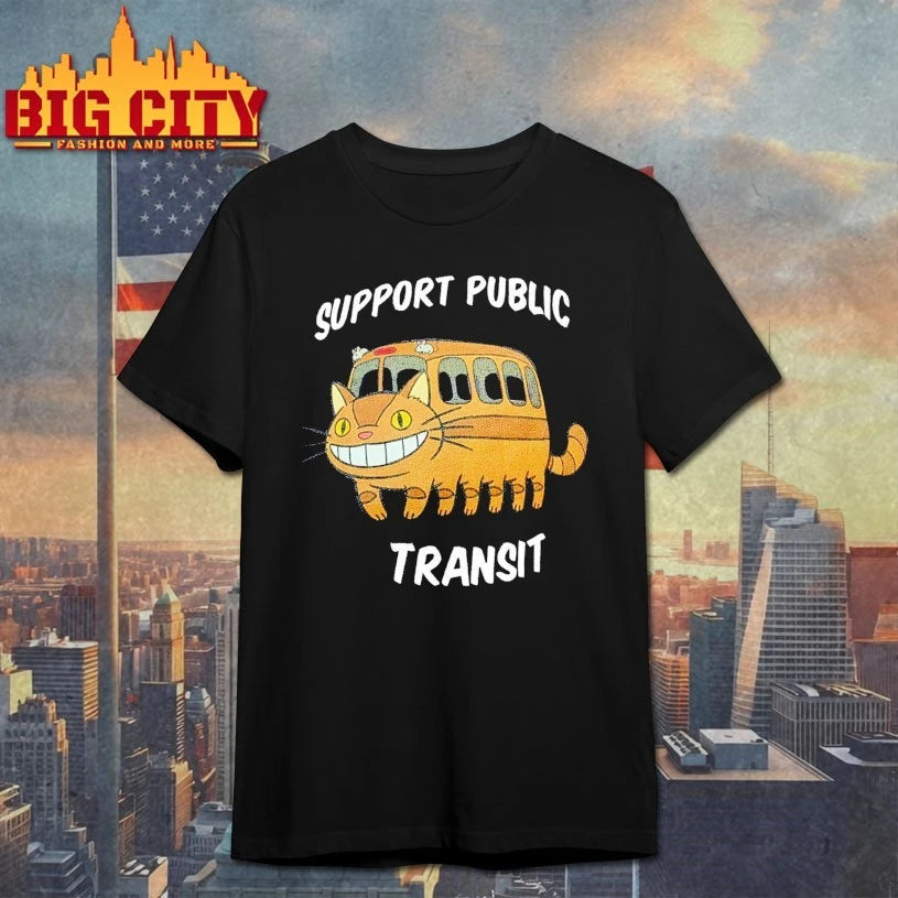 Cat Support Public Transit shirt