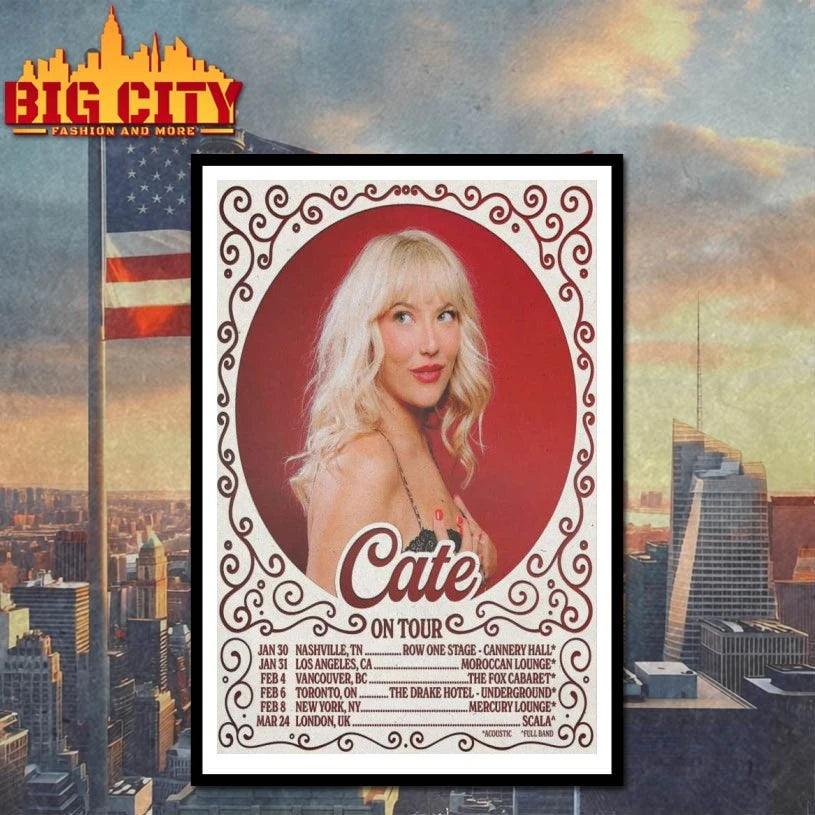 Cate Tour 2026 Poster shirts