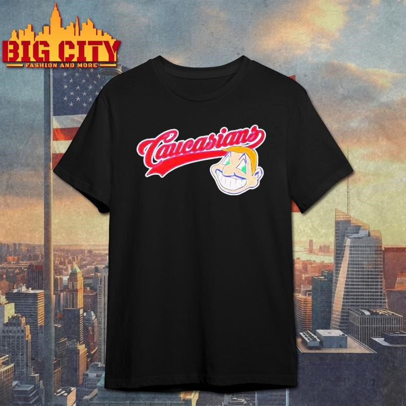 Caucasians Indians parody shirt