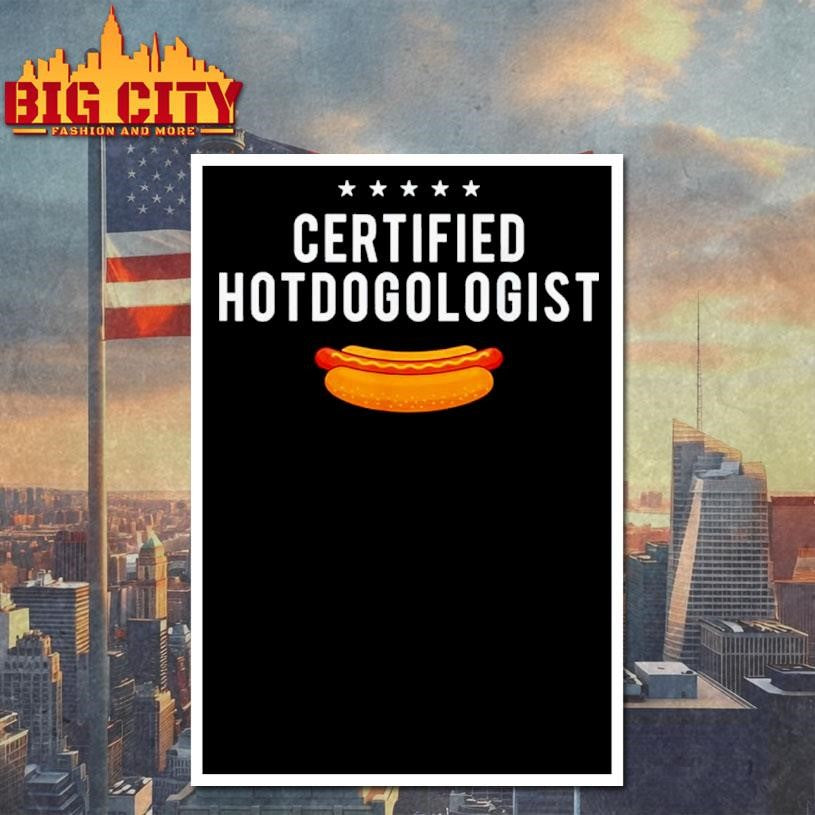 Certified Hotdogologist Shirt