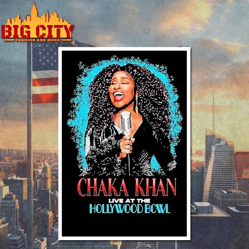 Chaka Khan Live At The Hollywood Bowl Microphone Shirt