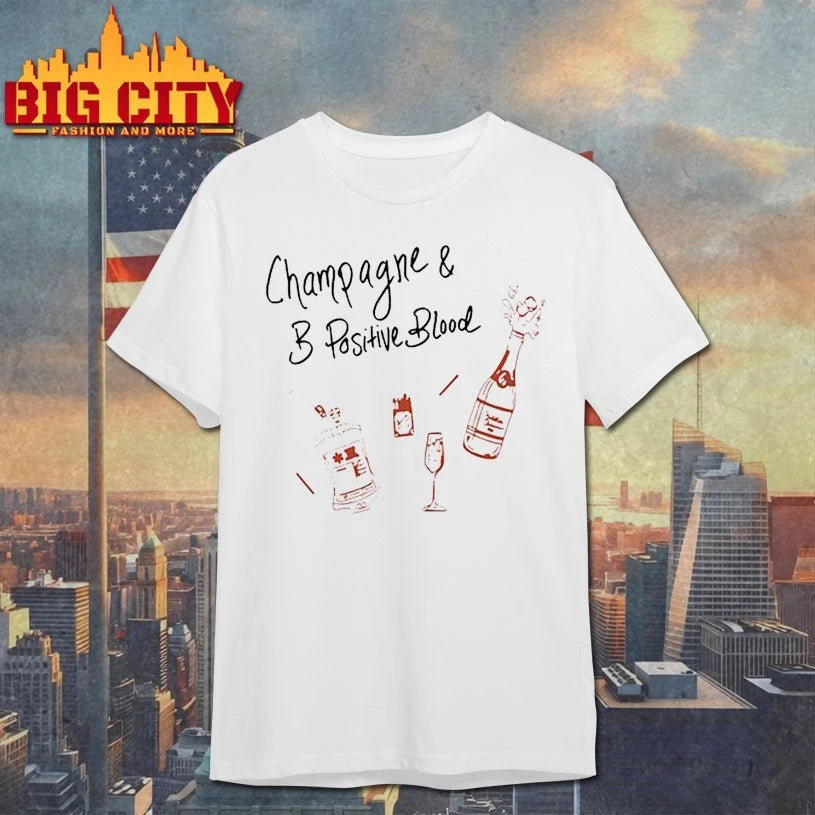Champagne &amp; B Positive Blood shirt