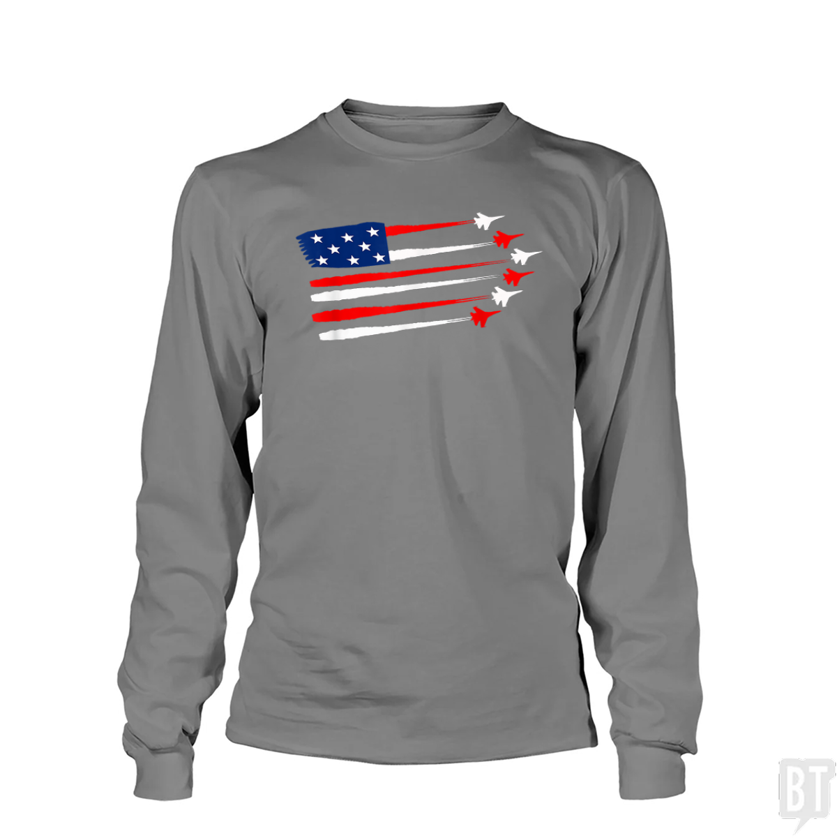 Fighter Jet American Long Sleeve