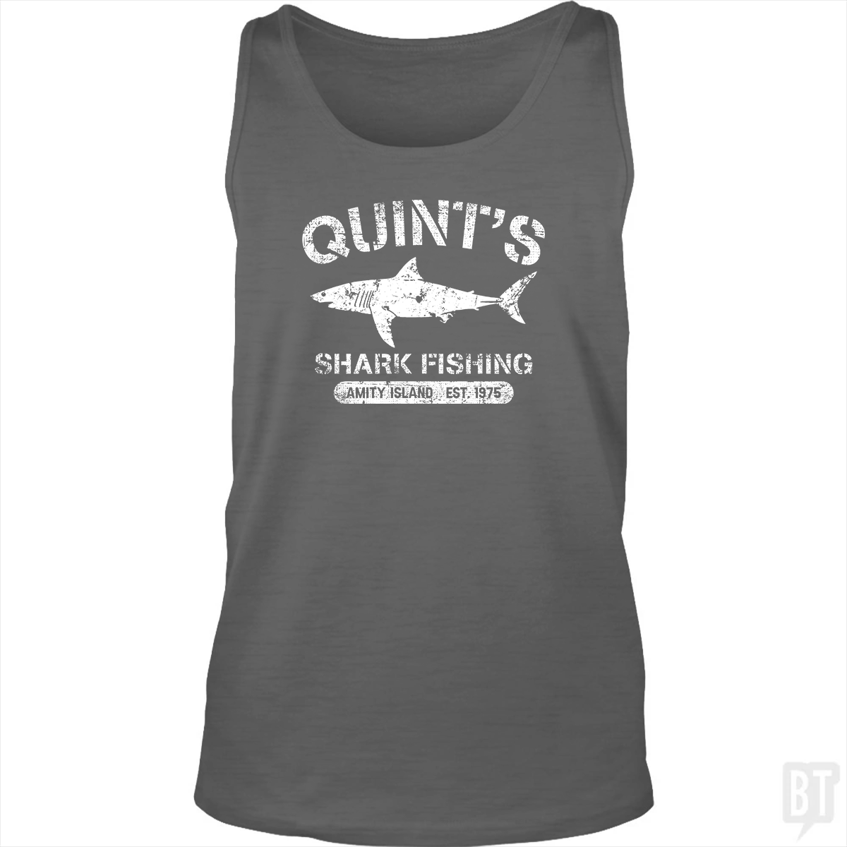 Quint's Shark Fishing Tank Top