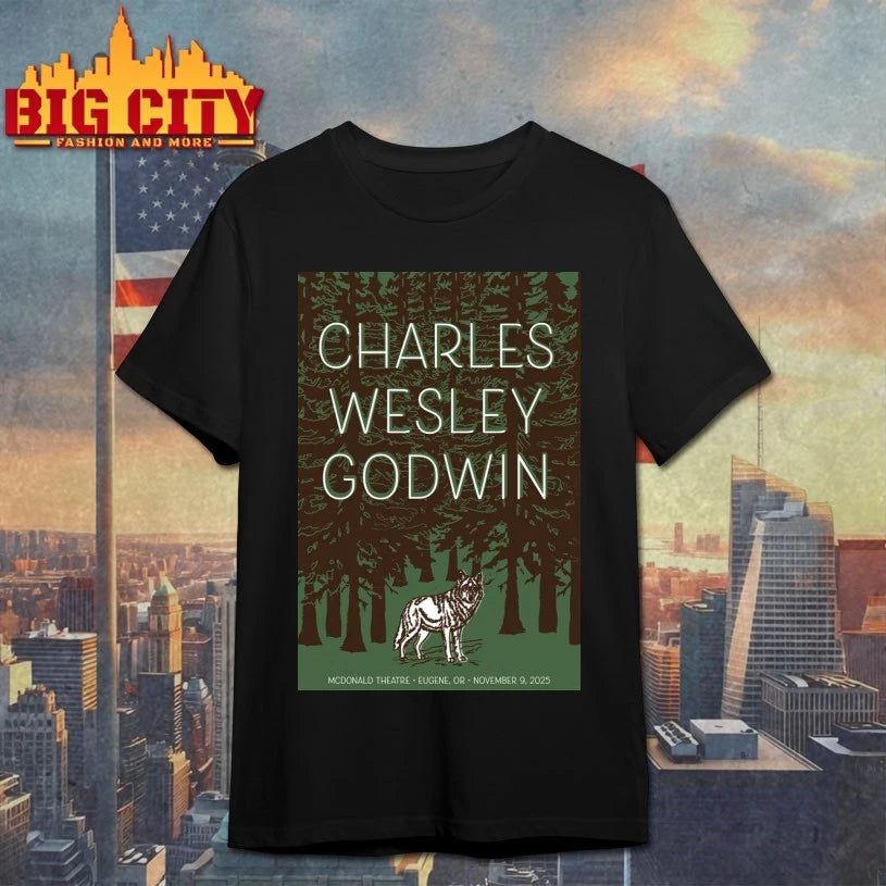Charles Wesley Godwin Nov 9 2025 McDonald Theatre Eugene OR Poster shirt