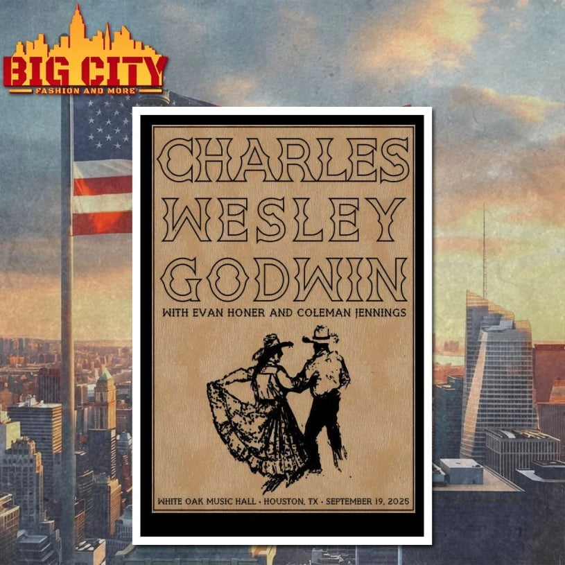 Charles Wesley Godwin Sep 19 2025 White Oak Music Hall Lawn Shows Poster shirt