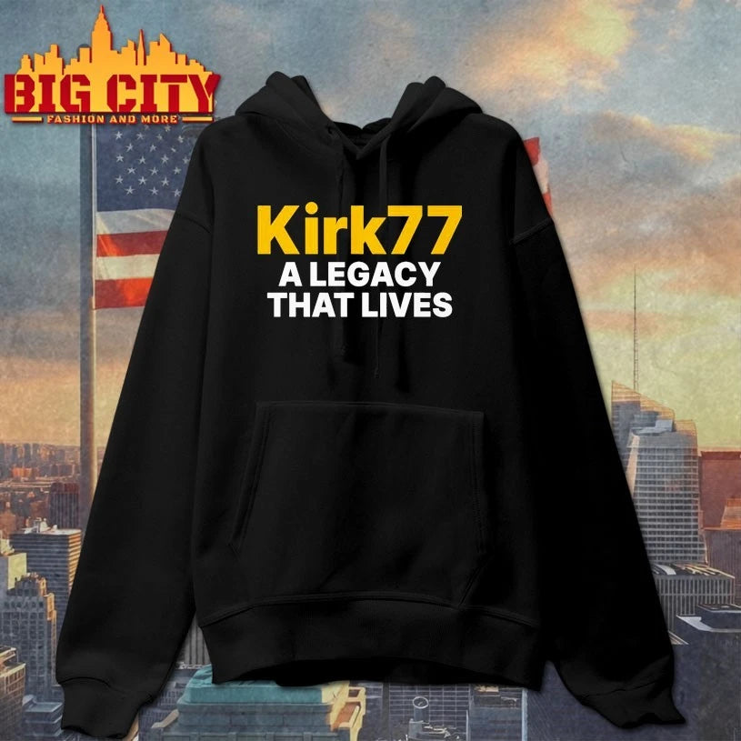 Charlie Kirk 77 A Legacy That Lives Shirts