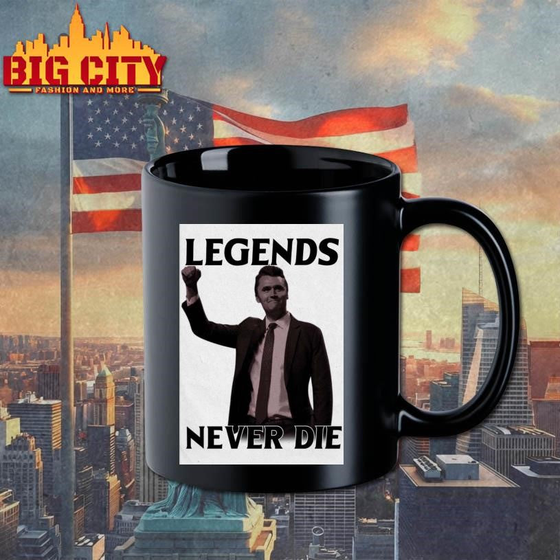 Charlie Kirk Legends Never Die Poster Shirt