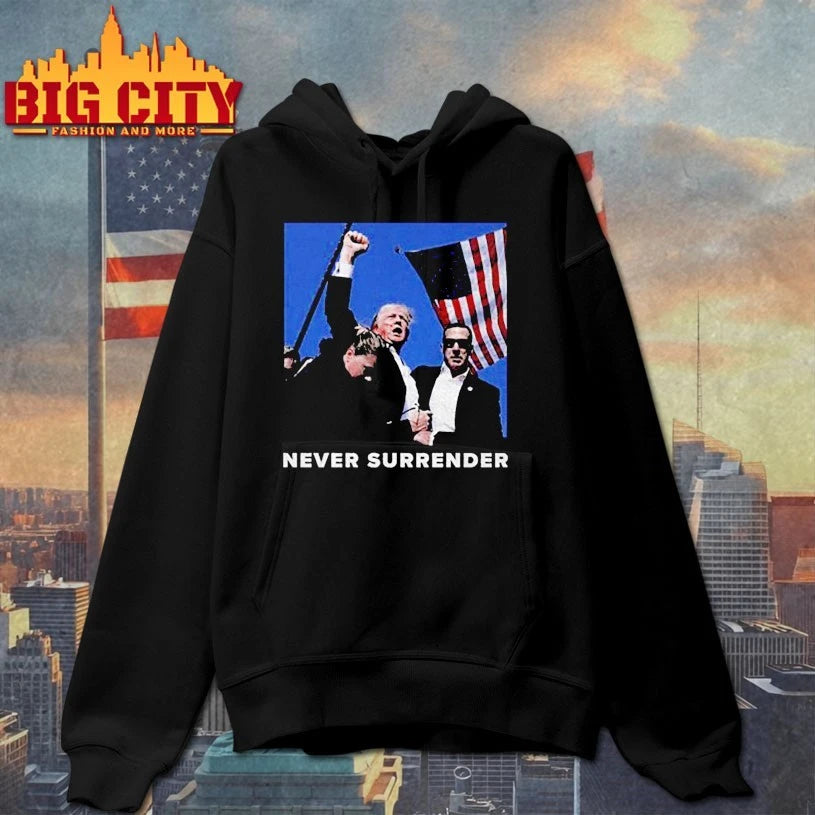 Charlie Kirk Never Surrender Trump Shirt