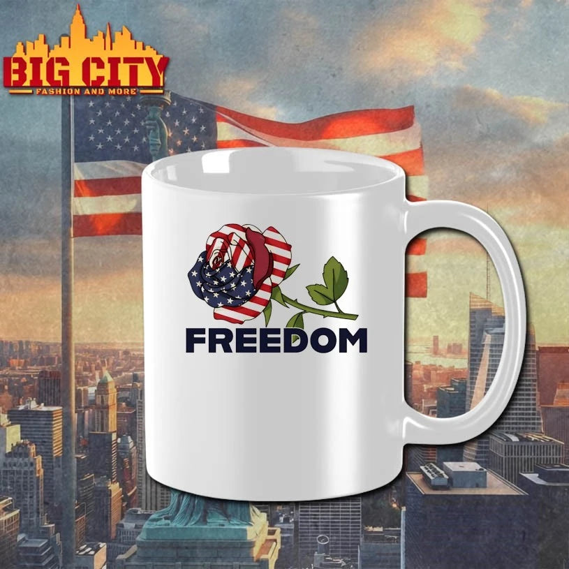 Charlie Kirk Rose America flag Freedom Patriot shirt