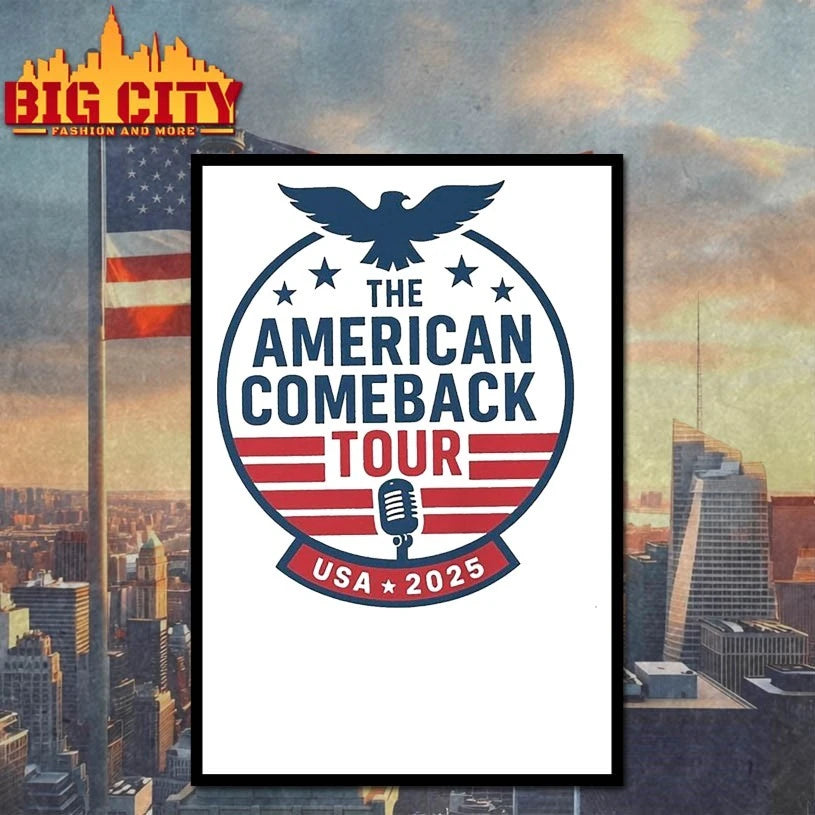 Charlie Kirk The American Comeback Tour USA 2025 Shirt
