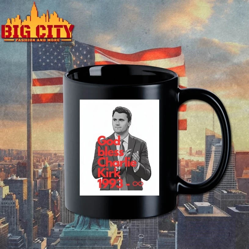 Charlie Kirk Tribute God Bless 1993 Poster shirt