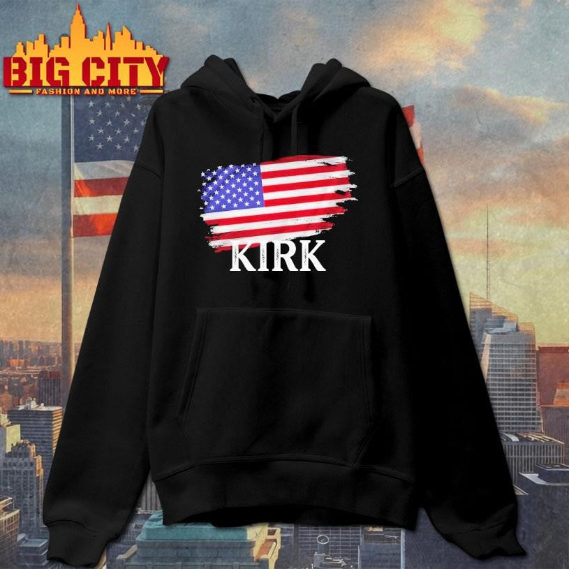 Charlie Kirk Usa American Flag Shirt