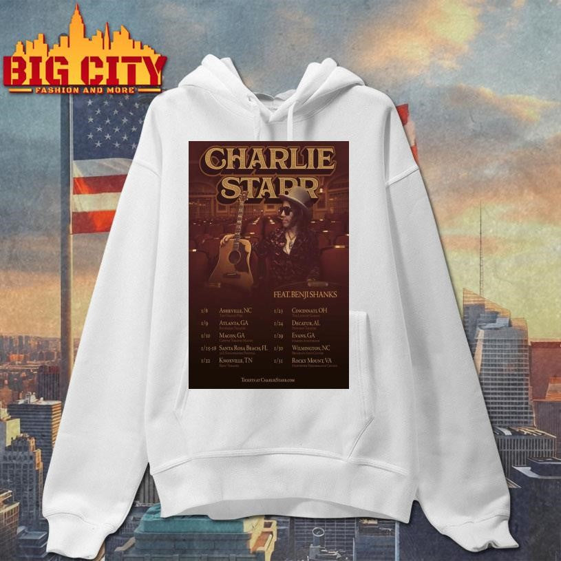 Charlie Starr Tour Acoustic 2026 Poster shirt