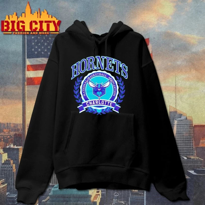 Charlotte Hornets Crest National basketball association shirt