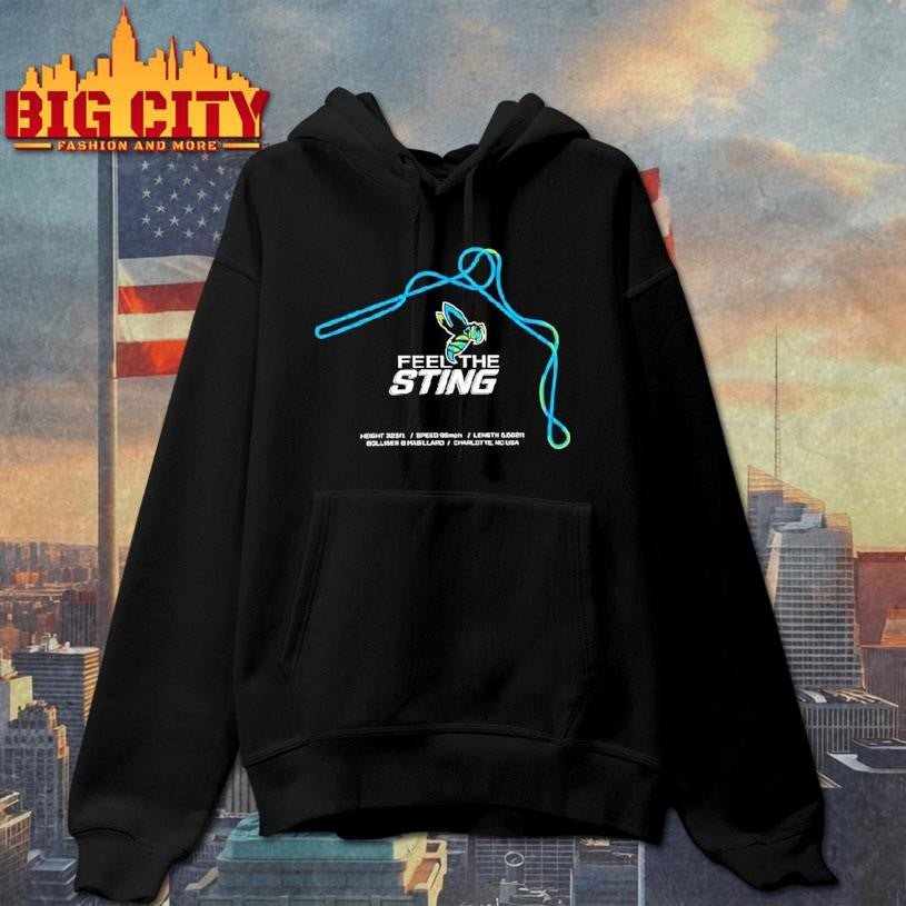 Charlotte Hornets Nba Team Feel The Sting Hornet Logo Shirt