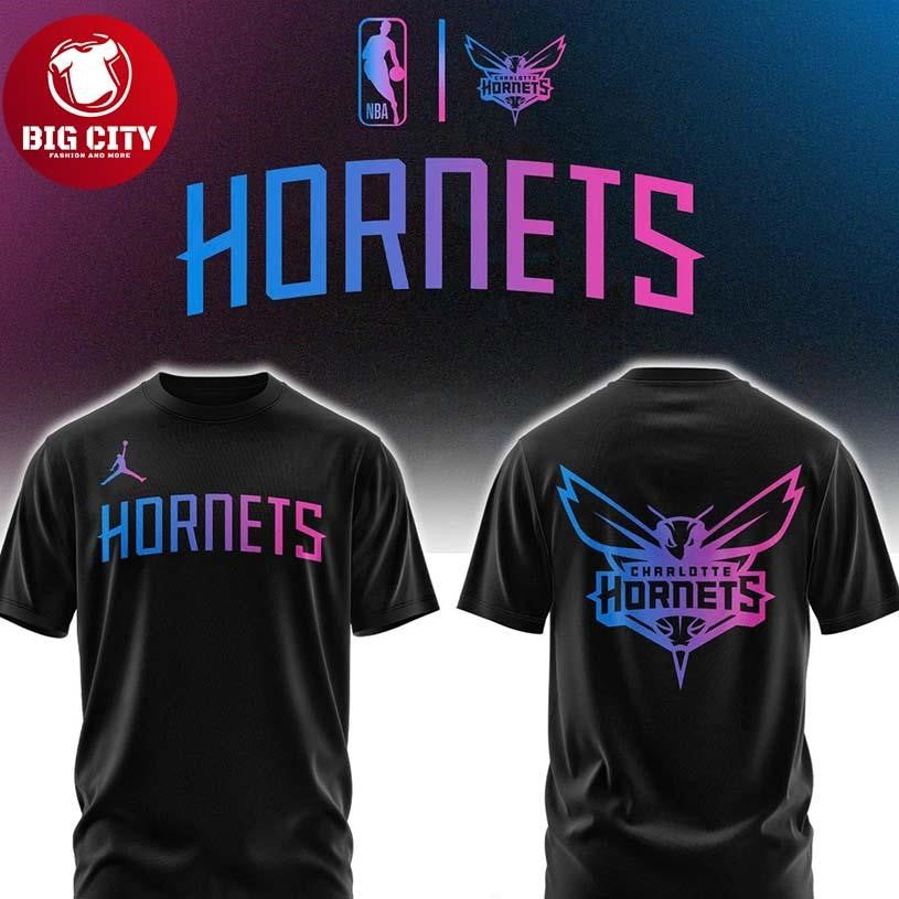 Charlotte Hornets x Cyberpunk Night 2026 NBA Champs Two Sided Shirt
