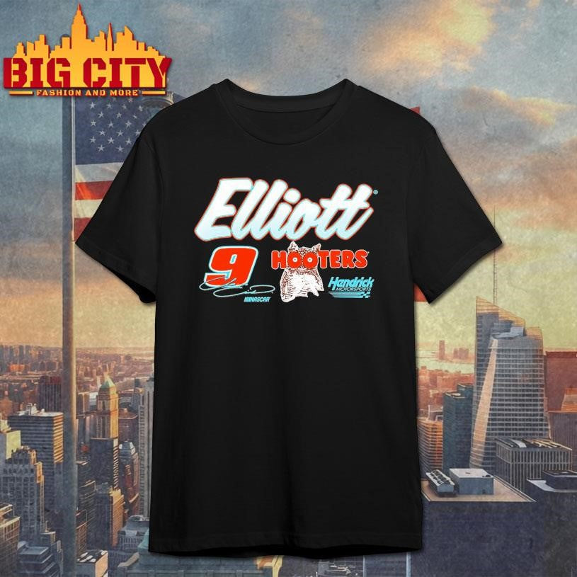 Chase Elliott Hendrick Motorsports Team Collection 9 Hooters Shirt