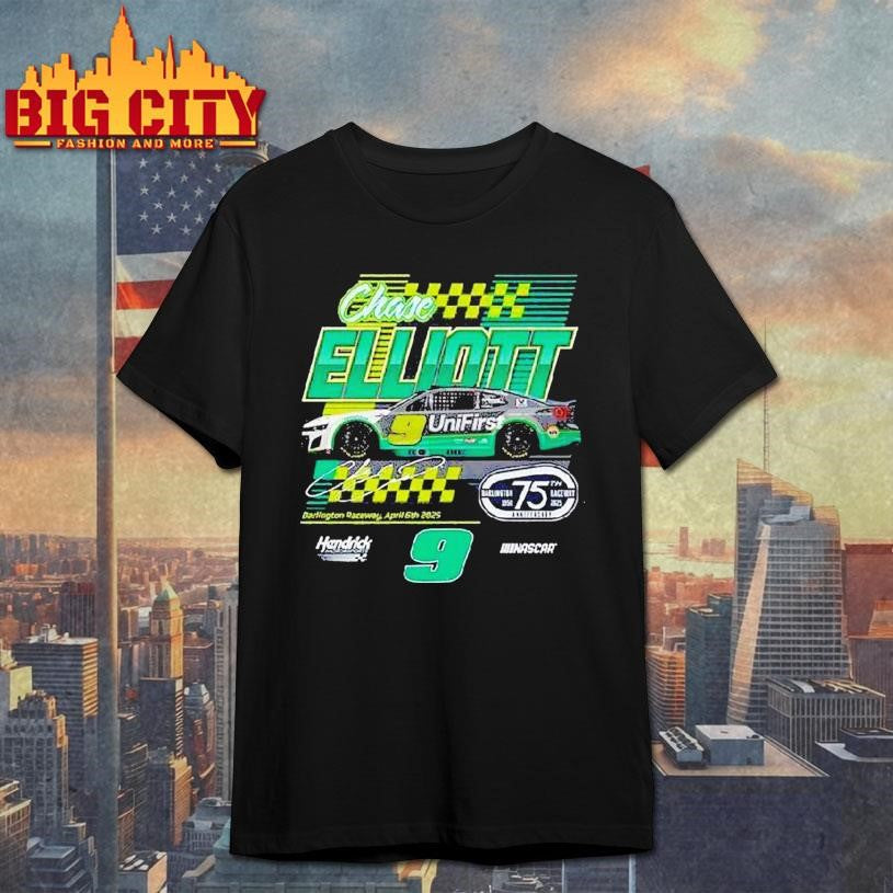 Chase Elliott Hendrick Motorsports Team Unifirst Darlington Throwback Car Shirt