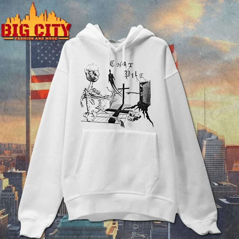 Chat Pile Ivory Crosses shirt