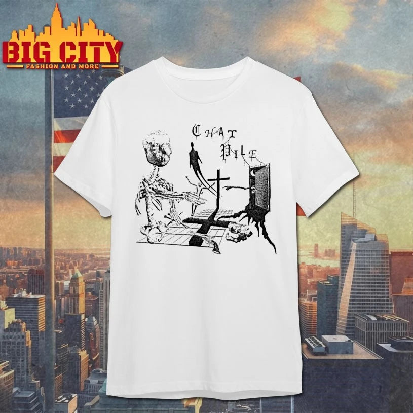 Chat Pile Ivory Crosses shirt
