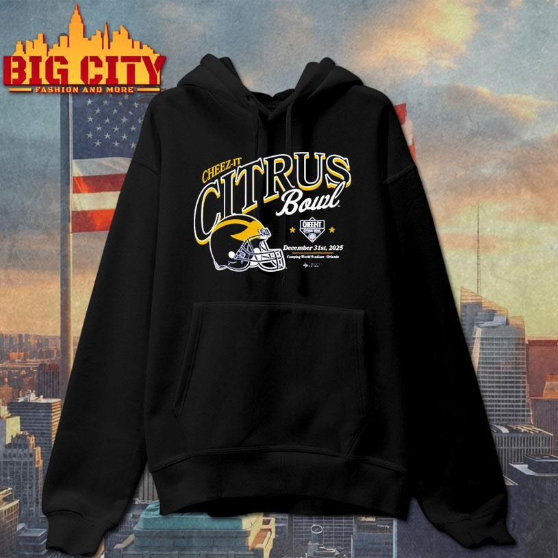 Cheez It Citrus Bowl Helmet Shirt Michigan December 31 2025 Shirt