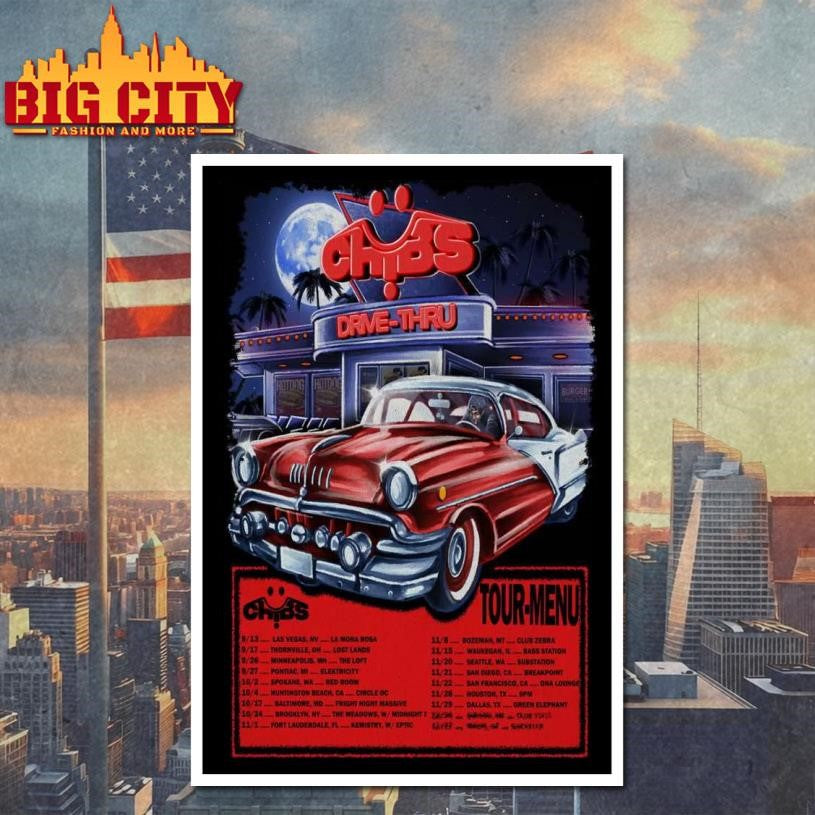 Chibs Poster Tour Sept &amp; Oct And Nov 2025 Poster shirt