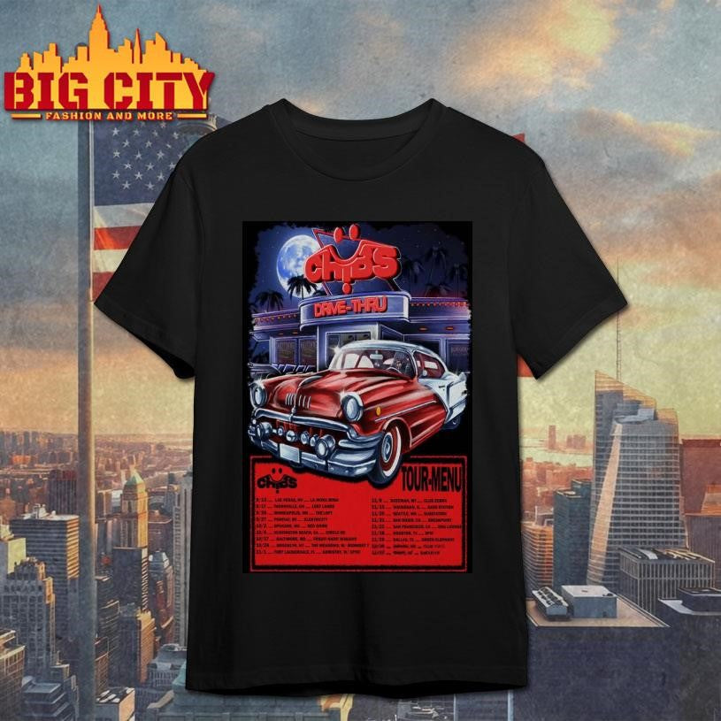 Chibs Poster Tour Sept &amp; Oct And Nov 2025 Poster shirt
