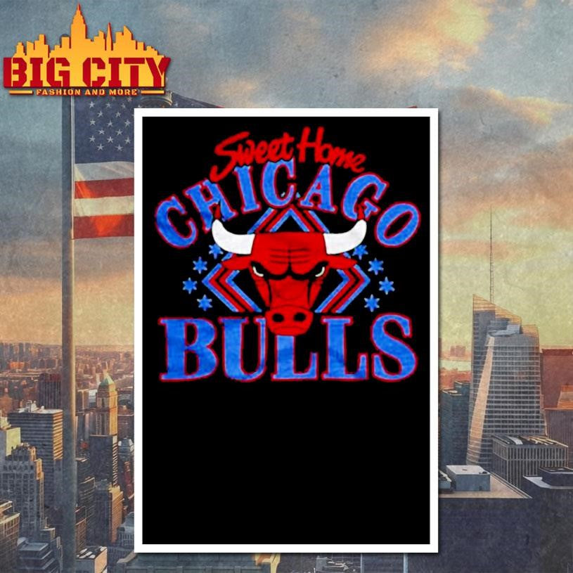 Chicago Bulls basketball Sweet home 2025 logo shirt