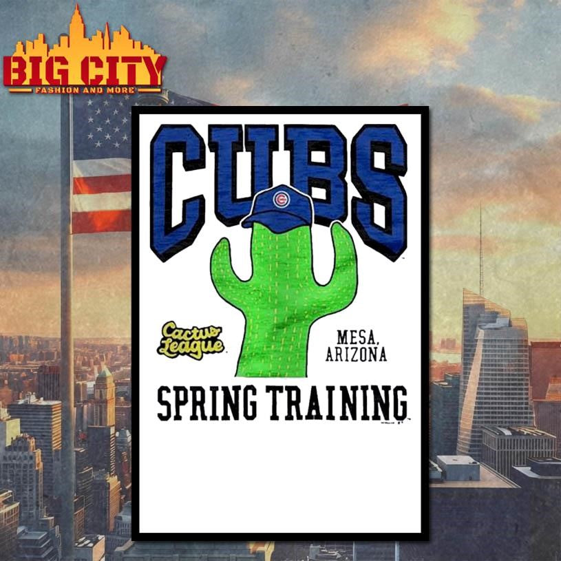 Chicago Cubs Cactus League 2026 Spring Training Shirt