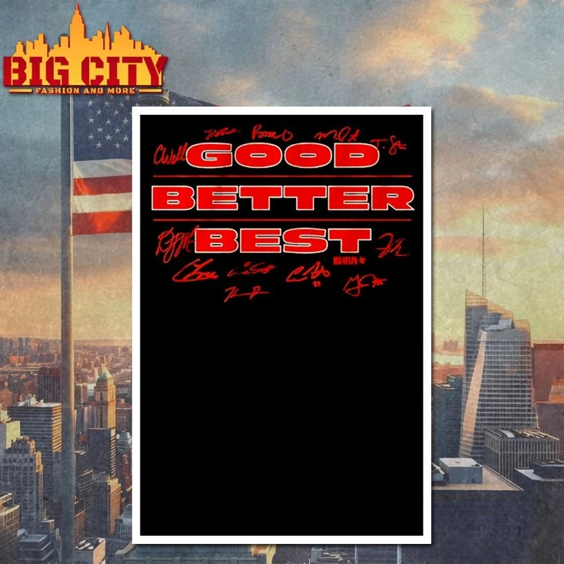 Chicago Football Good Better Best shirts