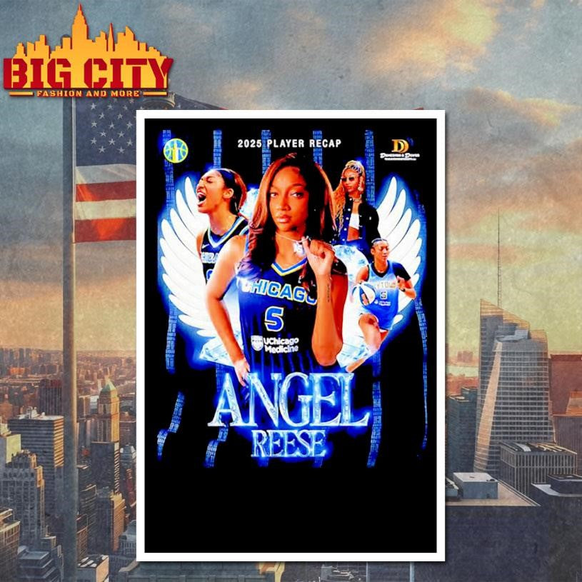 Chicago Sky Angel Reese 2025 Player Recap Shirt