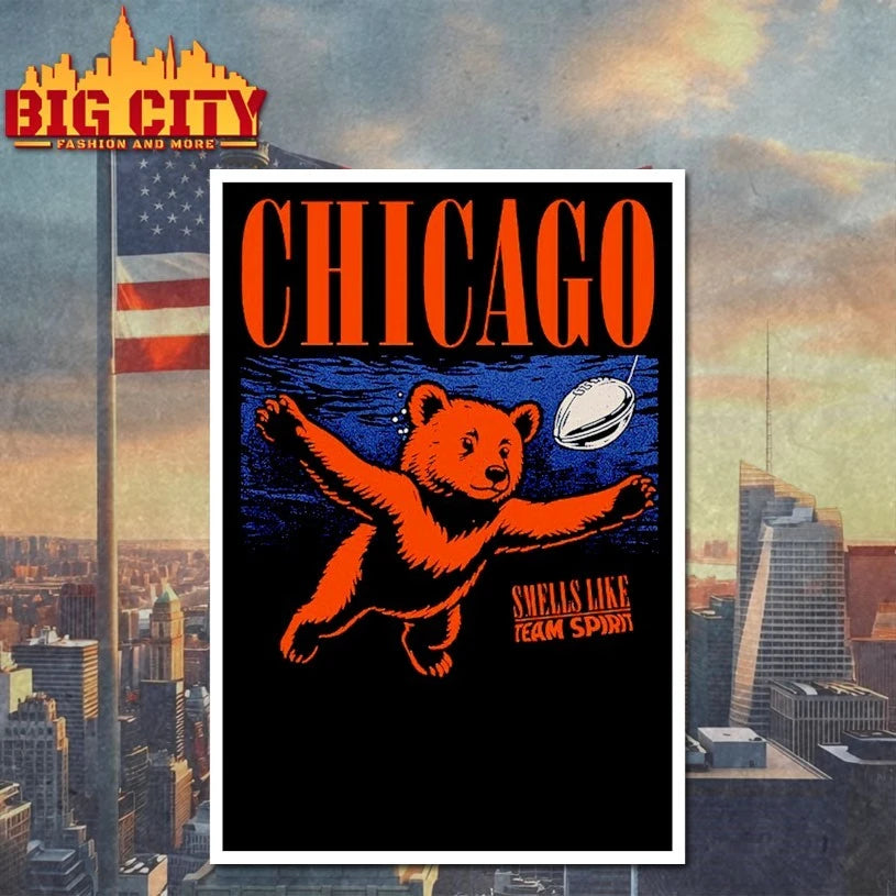 Chicago bear Smells Like Team Spirit shirts