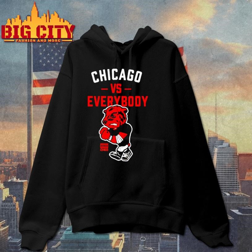 Chicago vs Everybody mascot graphic shirt