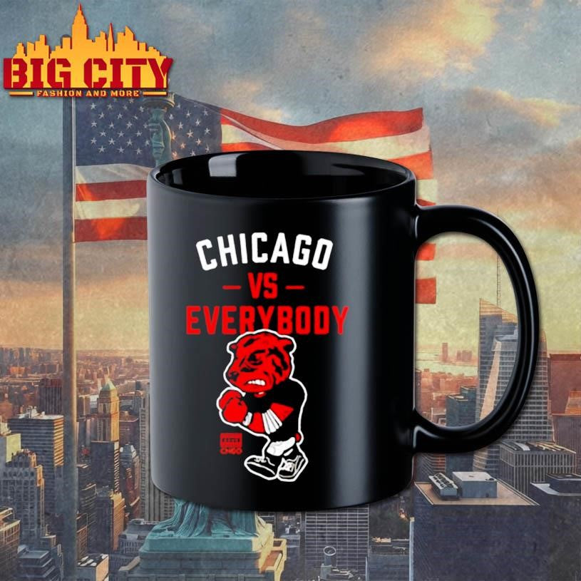 Chicago vs Everybody mascot graphic shirt
