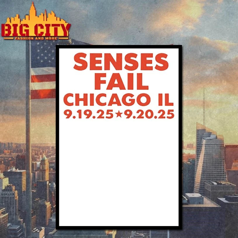 Chicago. IL 2025 Senses Fail Chicago, IL shirt