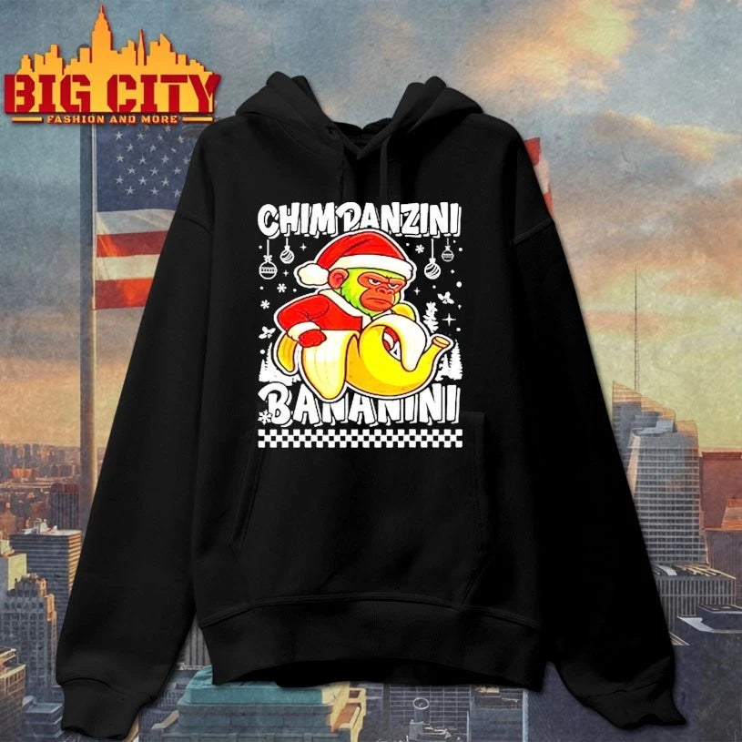 Chimpanzini bananini ugly christmas shirt