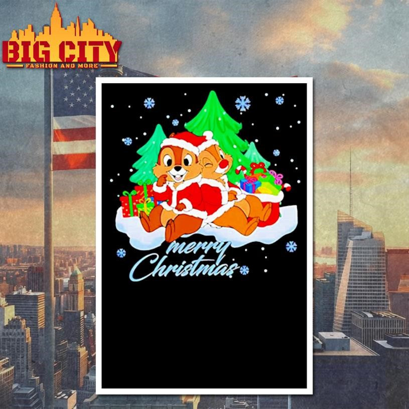 Chip And Dale Christmas Chipmunks Xmas shirt