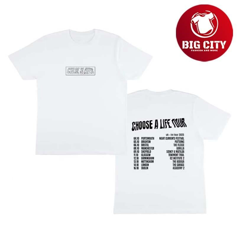 Chloe Slater Choose A Life Tour Two Sided Shirt