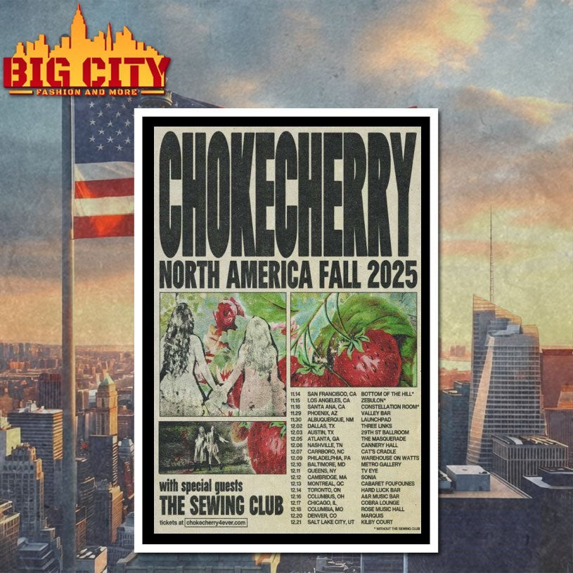 Chokecherry Tour North America Fall 2025 Poster shirt