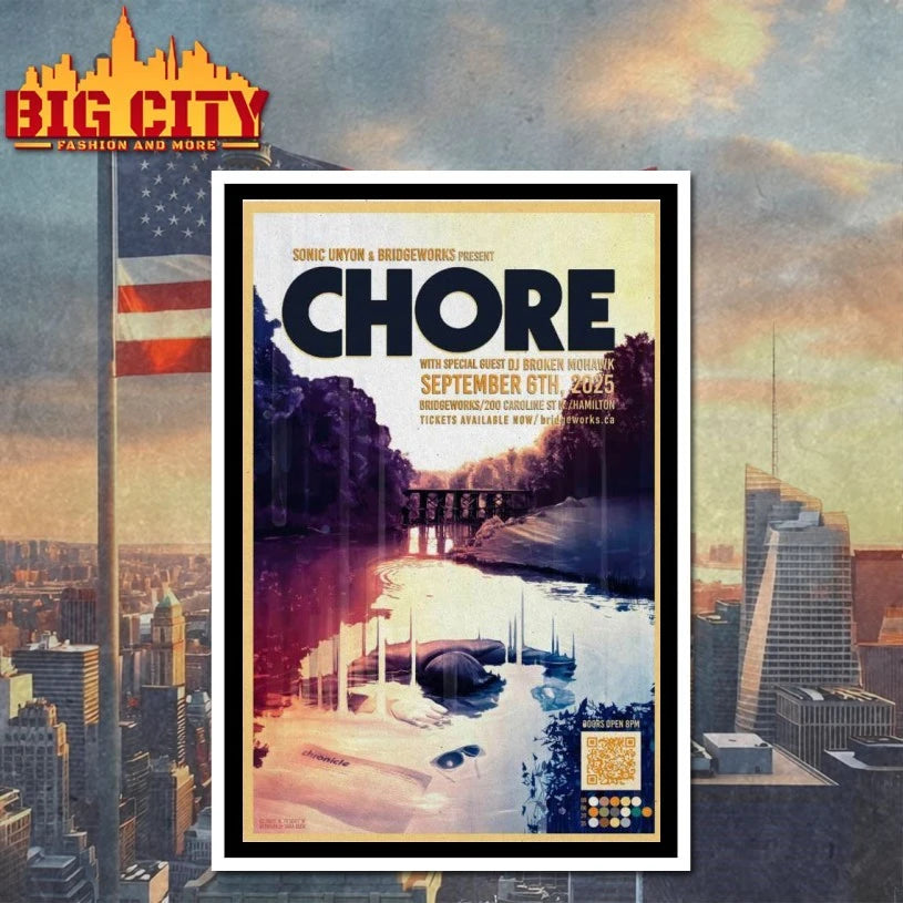 Chore Sep 6 2025 Poster Broken Mohawk Shirt