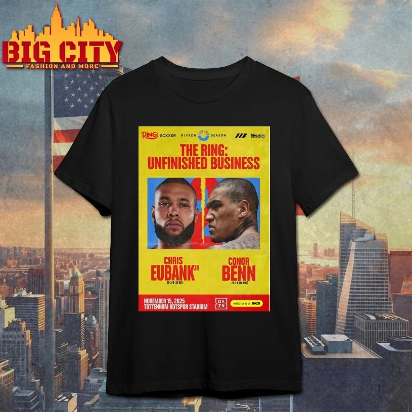 Chris Eubank Jr vs Conor Benn 2 2025 Fight Poster Shirt